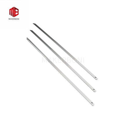 801439 IX6 Cutting Blade – Double Hole 310x7x2mm & Single Hole 308x7x2mm for Textile & Lingerie Industry